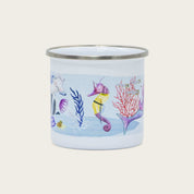 Kindertasse Meerjungfrau – Emaille-Tasse für Kinder, handgemalt