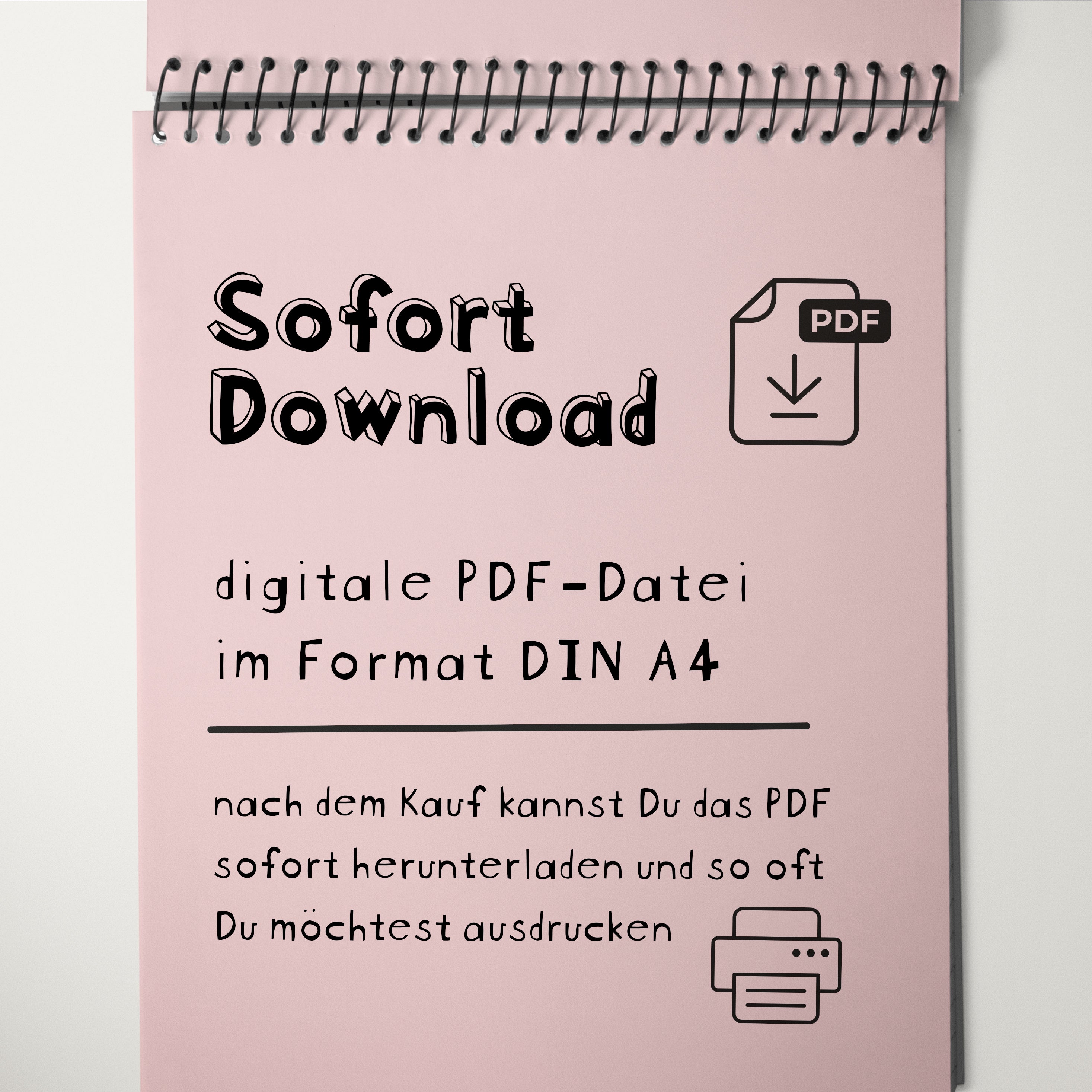 Familienplaner PDF Download – sofort verfügbar als digitale Datei, DIN A4, beliebig oft druckbar