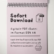 Familienplaner PDF Download – sofort verfügbar als digitale Datei, DIN A4, beliebig oft druckbar