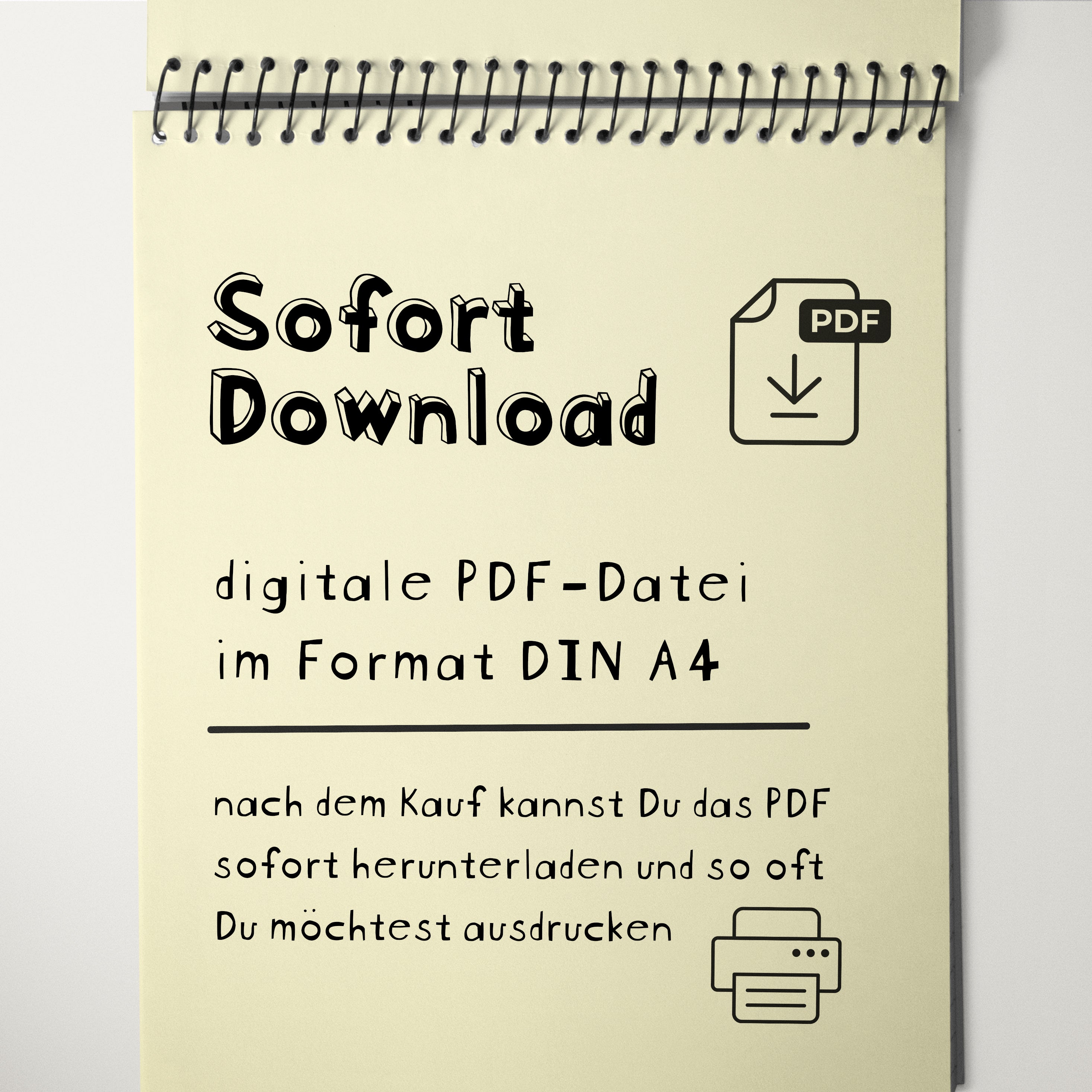 Familienplaner PDF Download – sofort verfügbar als digitale Datei, DIN A4, beliebig oft druckbar
