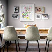 Kinderposter Lara Lama – Wanddeko fürs Kinderzimmer, handgemalt