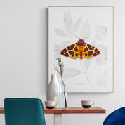 Insektenposter Brauner Bär – Wanddeko fürs Kinderzimmer, handgemalt