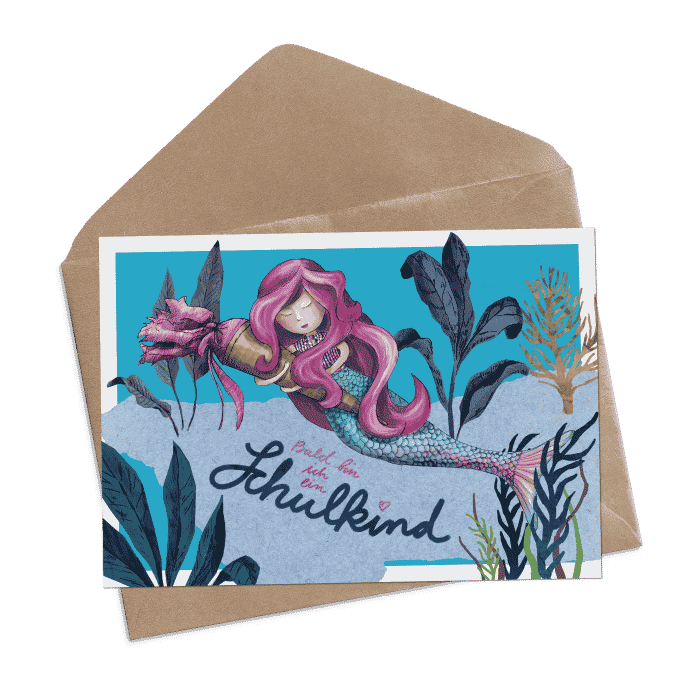 Will & Ruby - Einladungset Meerjungfrau